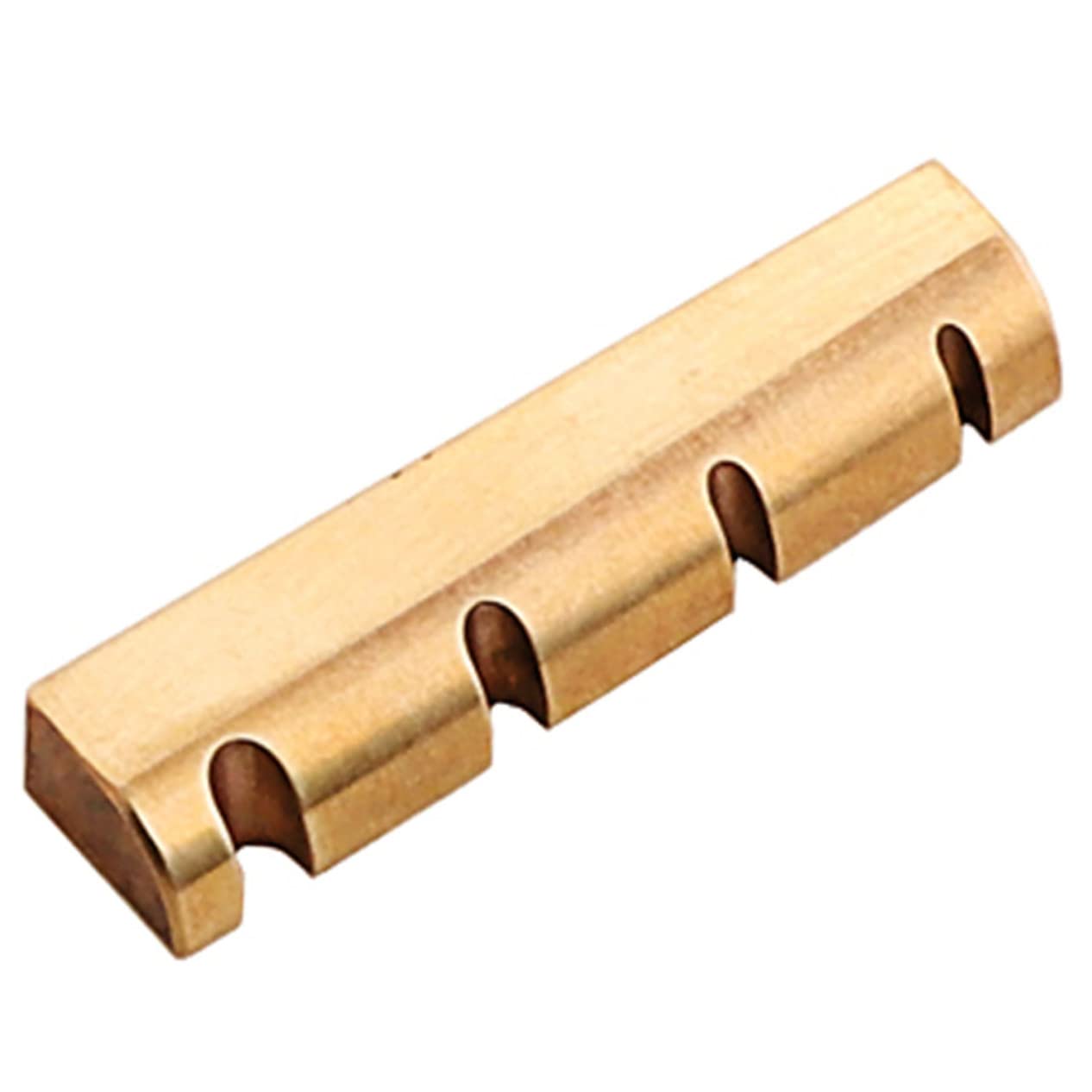 Abaodam 4pezzi Capotasto Professionale Ottone Per Strumenti Corda Accessorio Per Chitarra e Basso Sostituzione Del Nut Per Migliorare Suono e La Stabilità Delle Corde