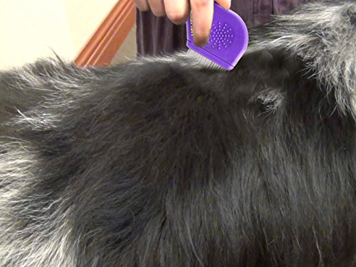 Long Teeth Comb by Hertzko - Closely Spaced Metal Pin for Your Pet’s Coat - 25mm Long Metal Teeth are Great for Long… - Image 6