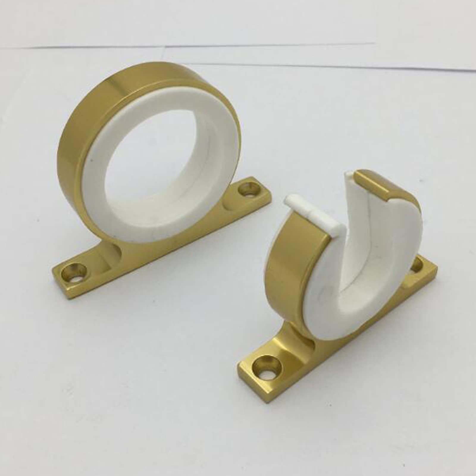 Set di 3 ganci per canna da pesca, per kayak, auto, colore oro