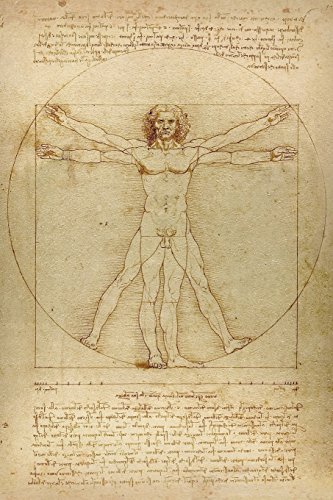 Leonardo da Vinci Notebooks - The Vitruvian Man: 120 College
