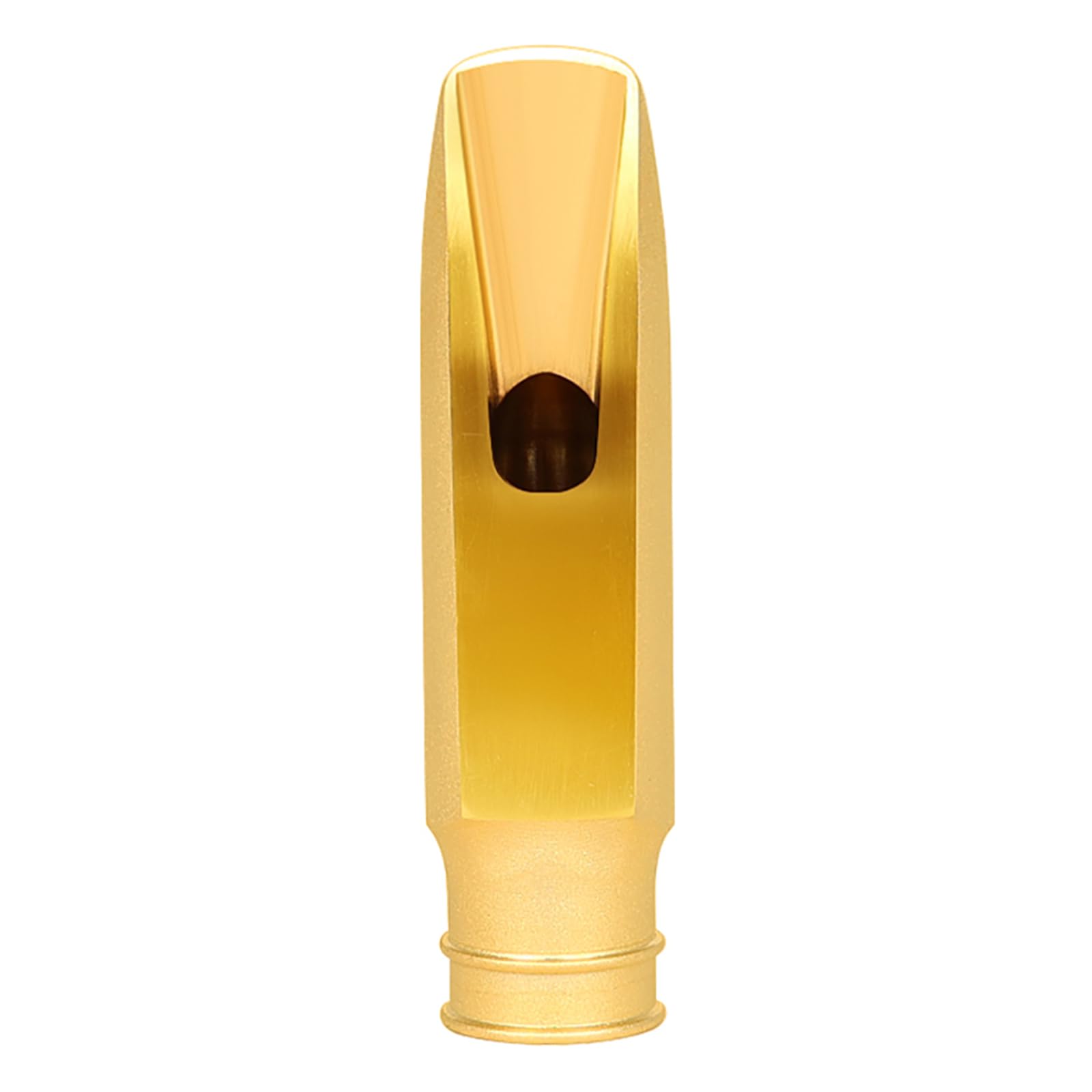 Boquilla profesional para saxofón Altos de latón y metal, boquillas planas para saxofón E con ligadura y tapa, accesorios de latón E Flat Saxofón