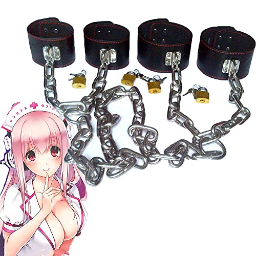 DuMen-J Chaîne en cuir accessoire pour déguisement d'Halloween avec chaîne Cover