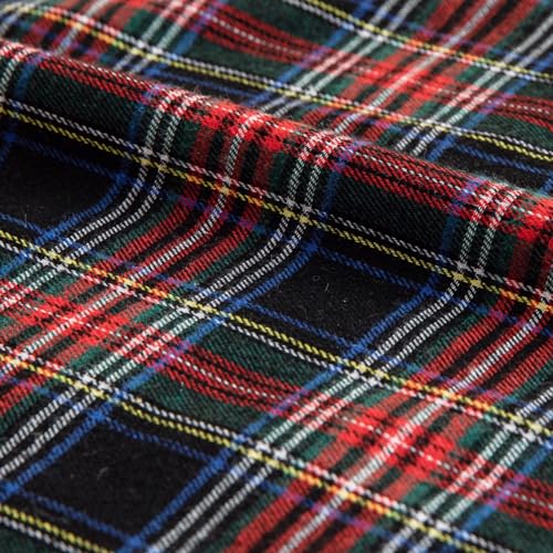 Image of AQOTHES Christmas Plaid Decorative Throw Pillow Covers Black 20x20 Inches