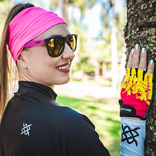 Bandana Tubular Rosa Liso para Corrida e Ciclismo Hupi, Cor: Rosa