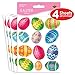 Color Bright Easter Egg Stickers