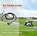 Golf Cart Charger Cord, 48V Charger Plug for Club Car DS & Precedent 1995-2013 Golf Cart, Replaces OEM# 101828901, 1018289-01, UL SJOOW, 3 * 12AWG