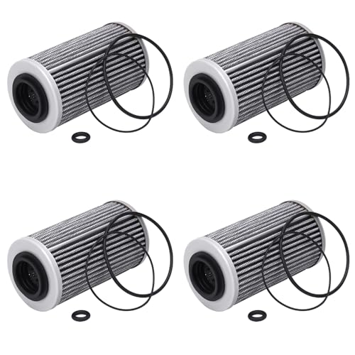 AHL 4 pieza Motocicleta Filtro de Aceite compatible con SEA DOO GTR 215 1503 2014-2016/GTI SE 155 1503 2015 2016/GTI SE 130 1503 2015-2016/GTI LIMITED 155 1503 2015-2016