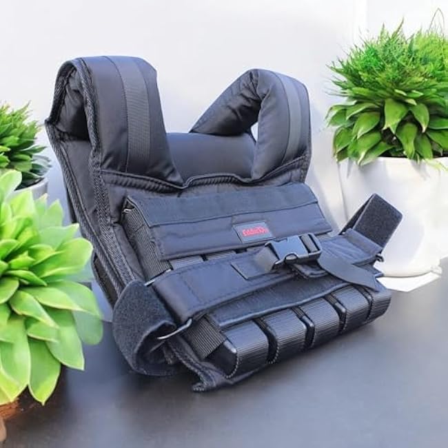 Weighted Vest Men 25LBS | 35LBS | 45LBS - Weighted Workout Vest With Removable Iron Weights, Heavy Duty Weighted Exercise Vest For Functional Training & Calisthenics - Fitness Weight Vest for Men and Women