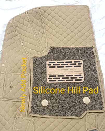 Image of Scorpio N 2022 7D Prime Mats with Boot Mats (Beige with Beige) +Free Scorpio N Car TPU Key Cover Worth Rs.390