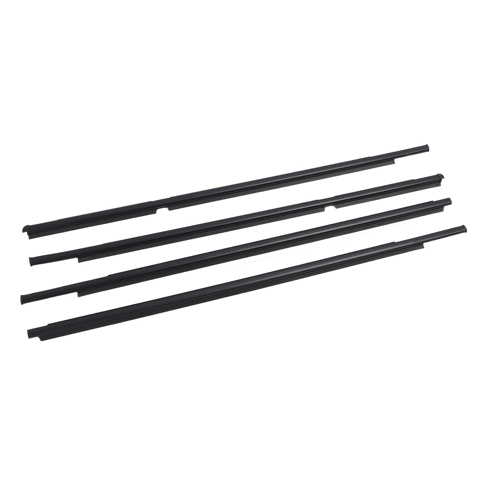 Kit Guarnizioni per Portiera Auto per 2005-2011 Modanature per Strisce di Tenuta per Finestrini [Guida Silenziosa e confortevole] 4 Pezzi