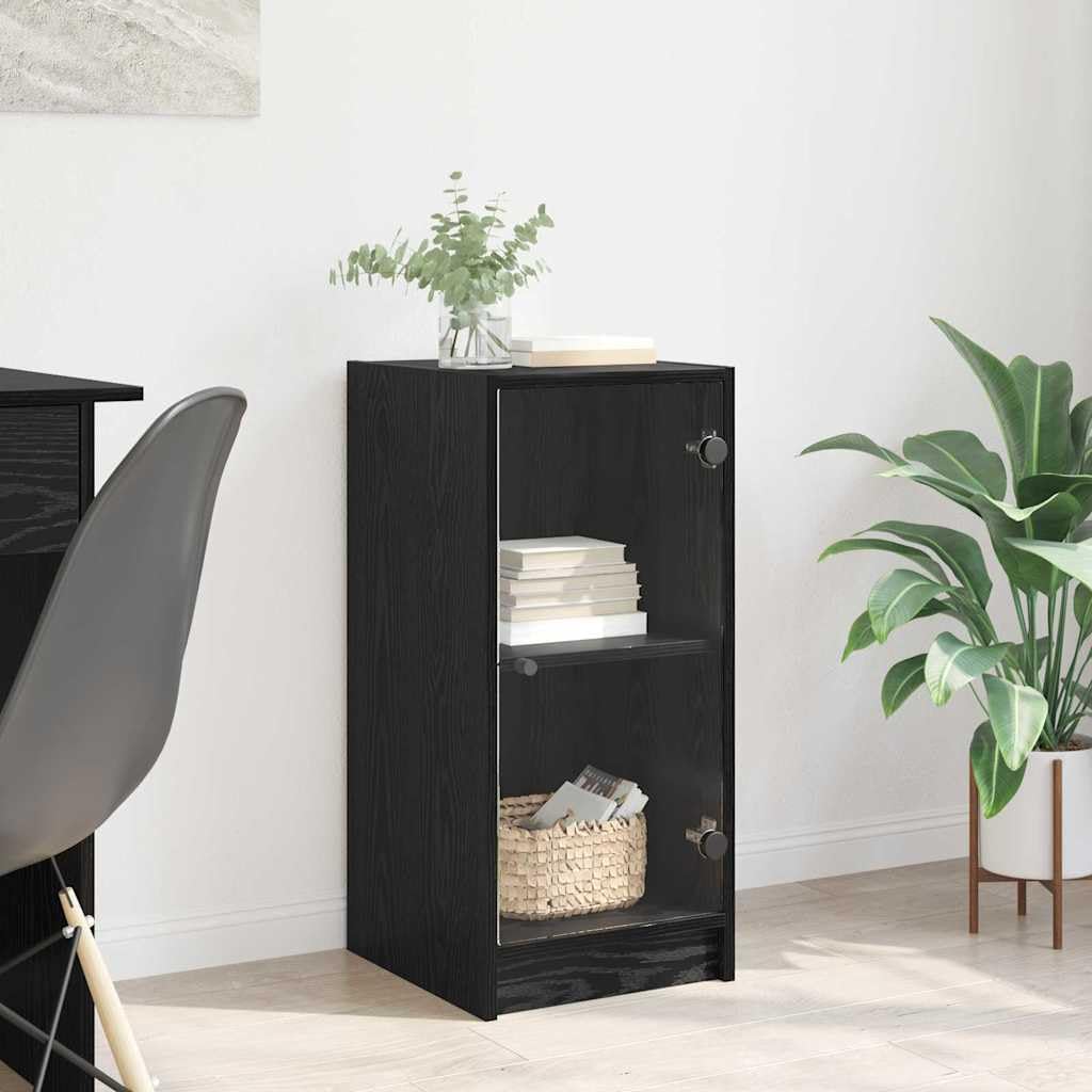Aparador de madera de roble negro que transforma la organización de su comedor moderno