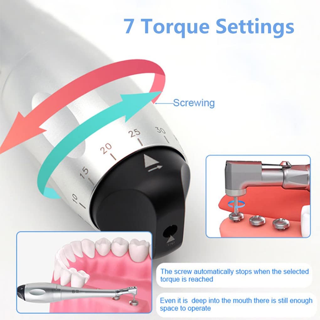 Llave Dinamométrica De Implante Dental Universal 10-70NCM Con Controla Y Llave 14 Controladores - Foto 7