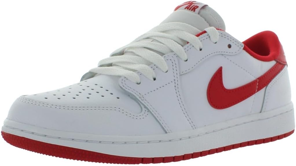 Air Jordan 1 Retro Low OG - White / University Red / White