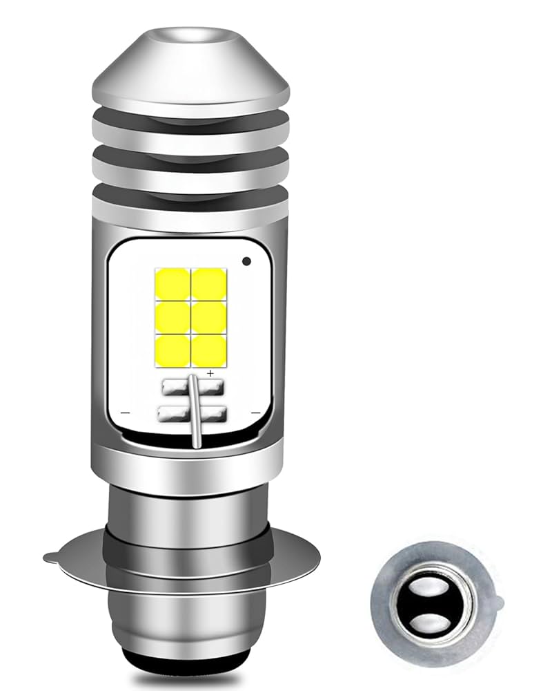 Amazon | LEDヘッドライト バイク用 LEDバルブ Hi/Lo切替 無極性