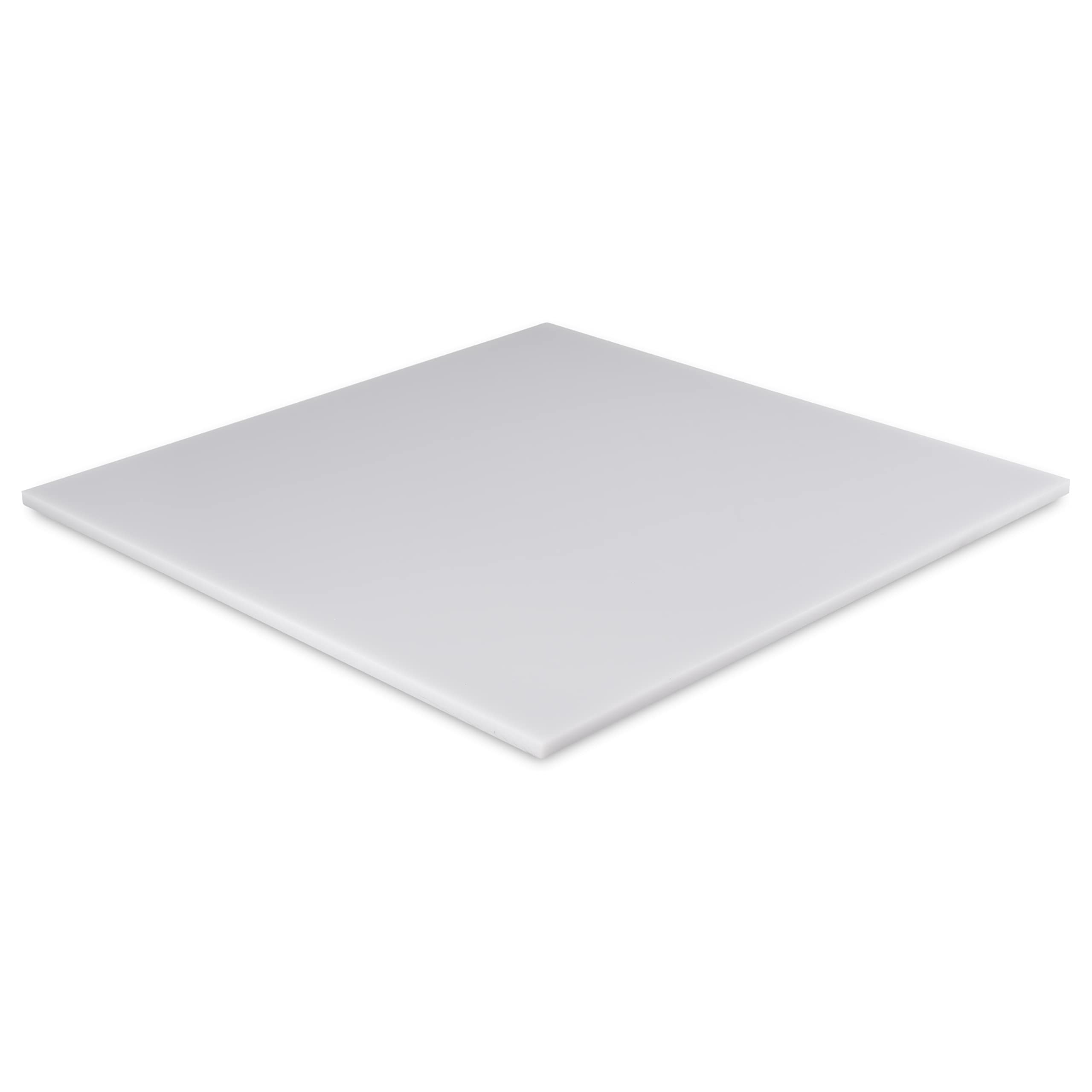 Platte aus Polycarbonat | opal-weiß | 8mm stark | UV resistent | Qualität von W&S GmbH | 600mm x 600mm | Polycarbonatplatten | Außenbereich & Innenbereich