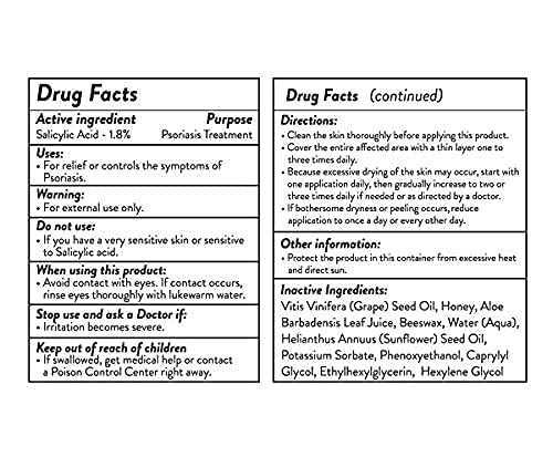 Psoriasis Honey Skin Renewing Cream For Intense Moisturizing - Relieves Dry, Itchy Skin, Fast Absorbing Skin Care Cream With Salicylic Acid And Restorative Oils Psoriasis Relief (4Oz) #TOP5