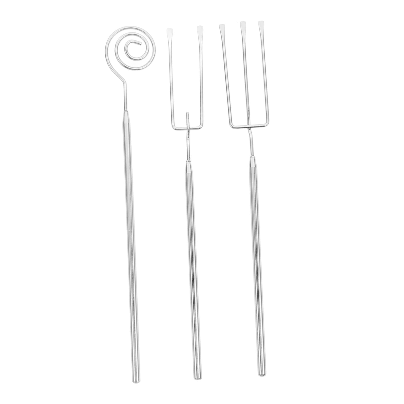 Ciieeo 1Set Stainless Steel Fondue Fork Chocolate Dessert Cheese Dipping Tools Ergonomic Design for Hot Pot Barbecue Versatile Utensils for Various Occasions