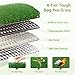 LOOBANI Dog Grass Pee Pads, 2 Pack Artificial Grass Pads for Potty Tray, Fake Grass for Dogs to Pee On, Outdoor Indoor Pee Grass for Dog Potty (18 * 23 inch)