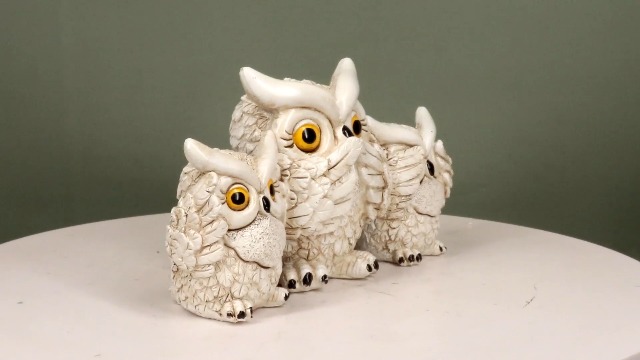 Amazon.com: Ebros Cream Colored See Hear Speak No Evil Wise Fat