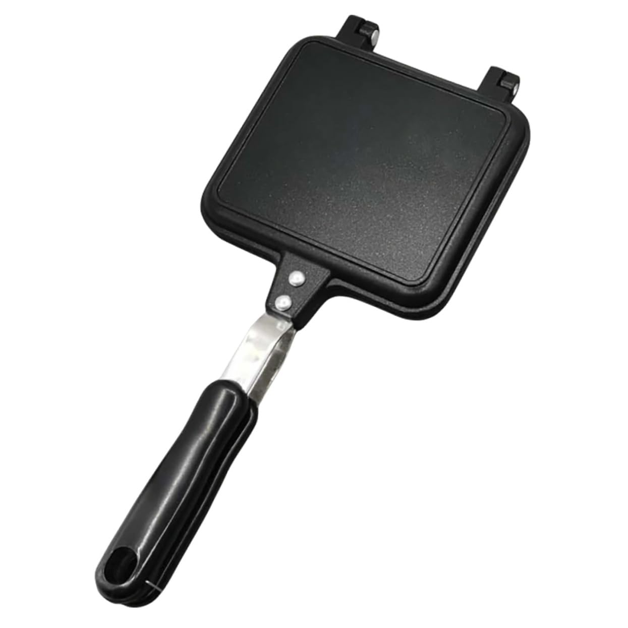 BRIGHTFUFU Non Stick Frying Pan Sandwich Maker Ergonomic Handle Double Sided Cooking Plate for Breakfast Easy Flip Design for Waffles Desserts and Steaks