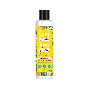 Love Beauty And Planet Rosemary & Yuzu lemon sulfate free anti dandruff shampoo 200ml - image, photos