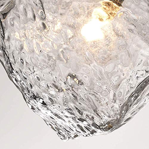 Lampe suspendue d'escalier glaçon pour chevet et chambre moderne - 6