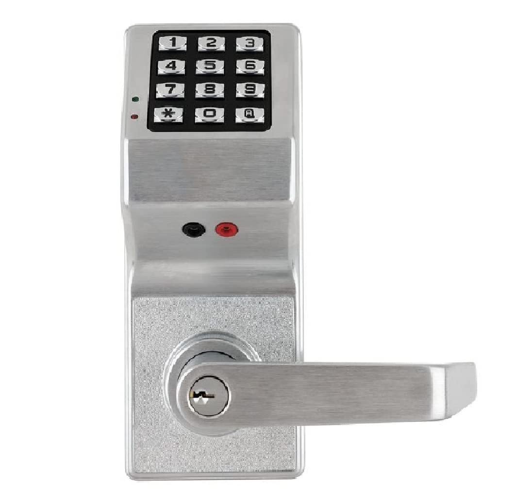 Alarm Lock DL410026D Trilogy 2000-User Electronic Digital Keypad Privacy/Residency Lock Single Cylinder Leverset