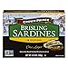Crown Prince One Layer Brisling Sardines in Mustard, 3.75-Ounce Cans (Pack of 12)