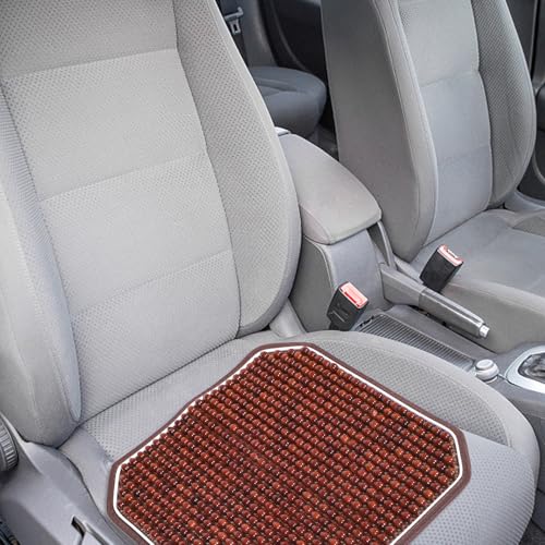 Cojín de coche de madera transpirable y ventilado contra el calor 4