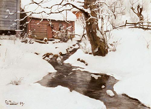 Paysage norvégien impressionnisme pour sublimer votre salon
