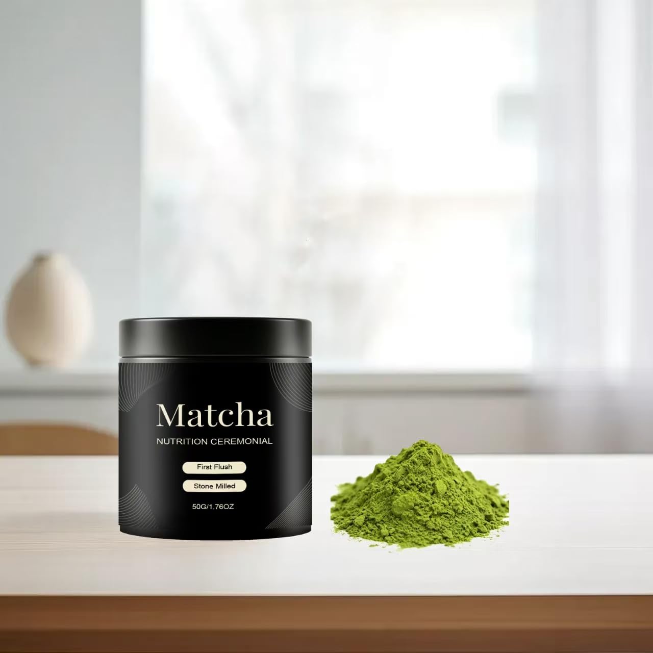 Matcha ceremonial – Polvo molido a la piedra, 50 g