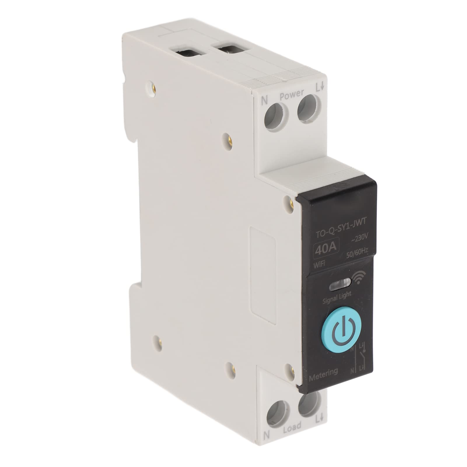 Interruttore di Controllo del Telefono Cellulare con Telecomando Wireless AC 230V, Interruttore Interruttore WiFi Smart Home con 3 modalità di Temporizzazione per Smart Home (40A)