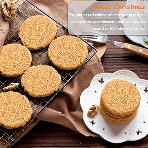 Embossedwoodenrollingpinforbakingevermarketdeepengravedembossingrollingpinwithchristmassnowflakeflowerdesignforbakingembossedcookiescutekitchendecordiytoolforkidsandadults  Urban Country Home Decor Embossed wooden rolling pin for bakingevermarket deep engraved embossing rolling pin with christmas snowflake flower design for baking embossed cookiescute kitchen decor diy tool for kids and adults  urban country home decor