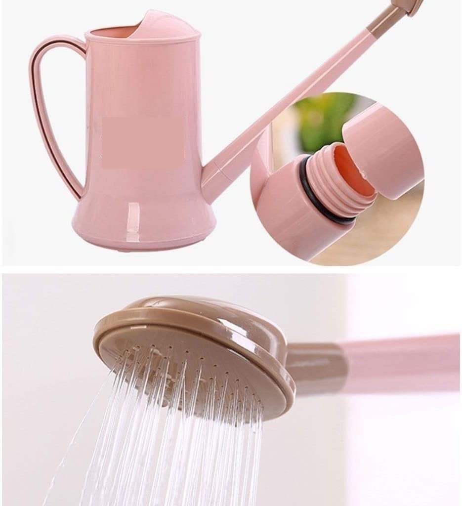 Regadera para Plantas de Exterior e Interior, regadera de Flores de plástico con Cabezal rociador, regadera de jardinería