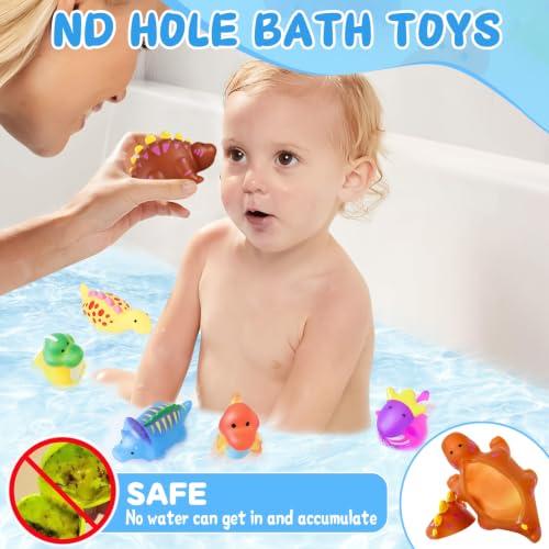 Color Changing Dinosaur Bath Toys DROPS TO - image 3