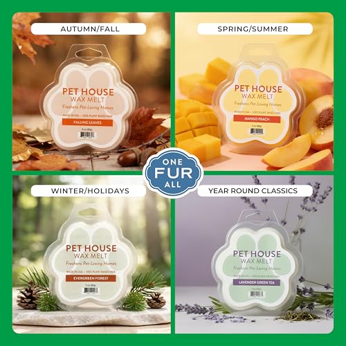 Image of Pet House Bamboo Watermint Spring Scented Wax Melts - Long-Lasting Plant Based /Soy Wax Melts for Pet Odor Pack of 2