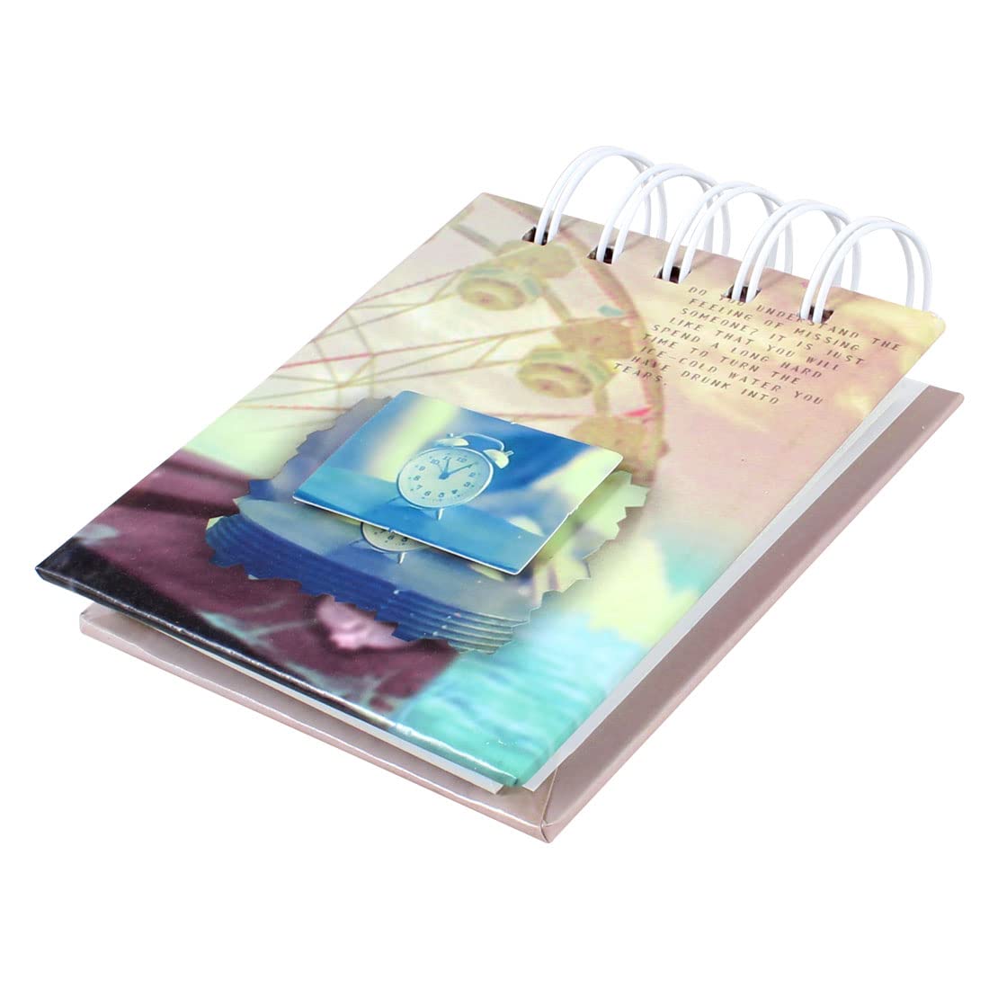 Hard Paper Cover 87 Sheets Wire Bound Note Writing Memo Pad id ff4 6f5 b19 0d3 f74