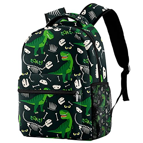 Sac à dos ordinateur portable dinosaure bleu grande capacité pour ado et adulte