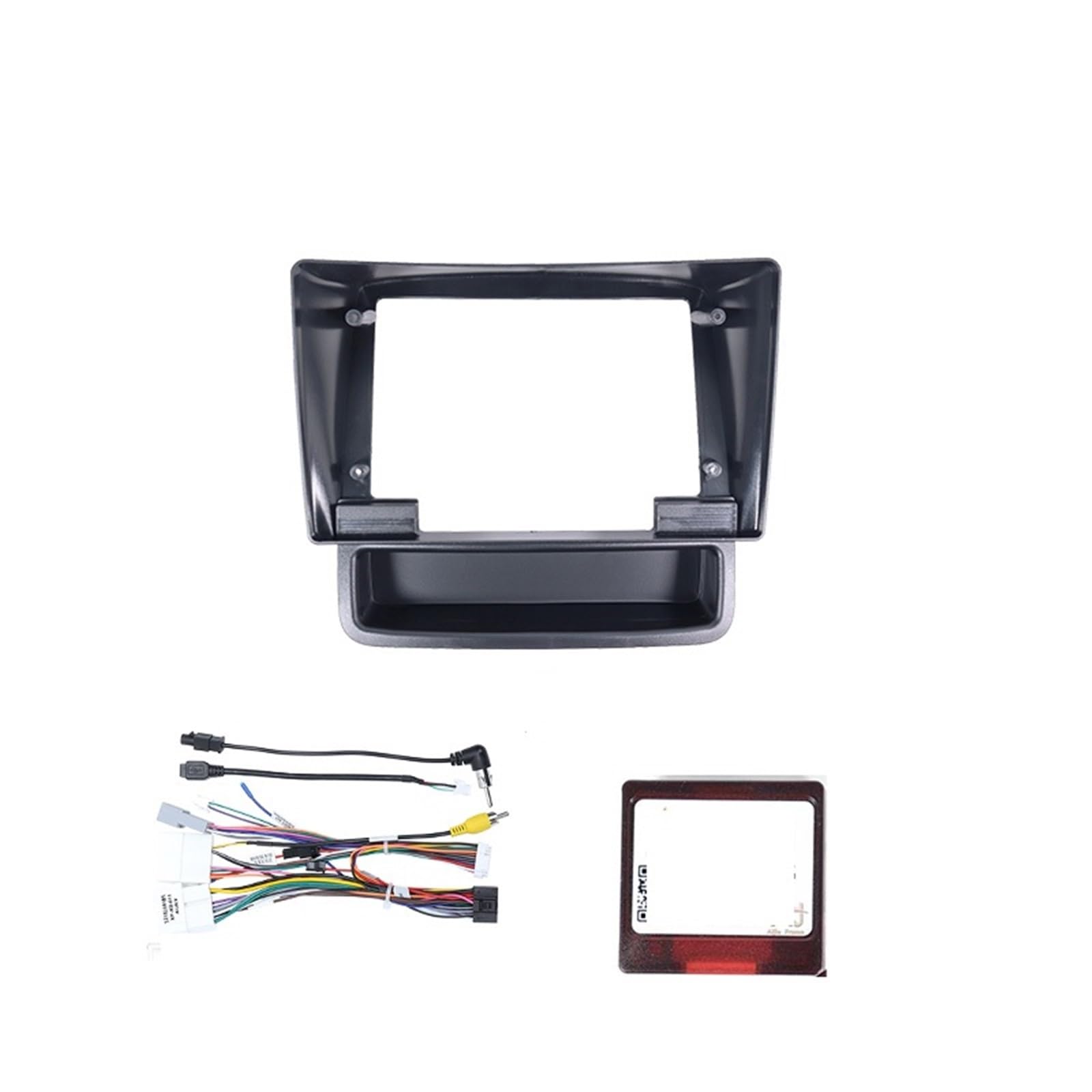 Car Radio Frame Kit Fit for Renault TRAFIC for OPEL VIVARO 2006-2015 9/10.1 Inch Adapter Radio Dash Panel Kit Car Frame Fascia Radio Adapter(Frame B 10in Set02)
