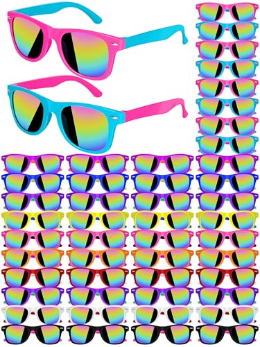 Blowata Kids Sunglasses Bulk, Neon Polarized Sunglasses for Kids, Summer Sun Glasses for Pool Beach Party