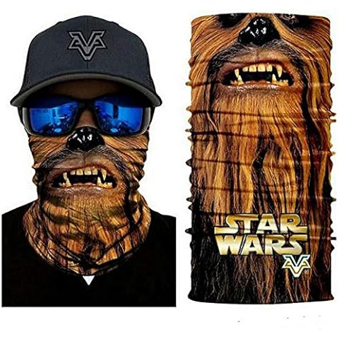 Chewbacca Multi function Scarf Snood Bandanna Face Mask Head Cover Hat Cover