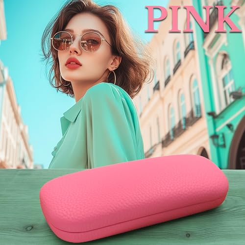 MyEyeglassCase Women's Hard Eyeglass Case | Protective Hard Shell Glasses Case with Pouch and Cloth2