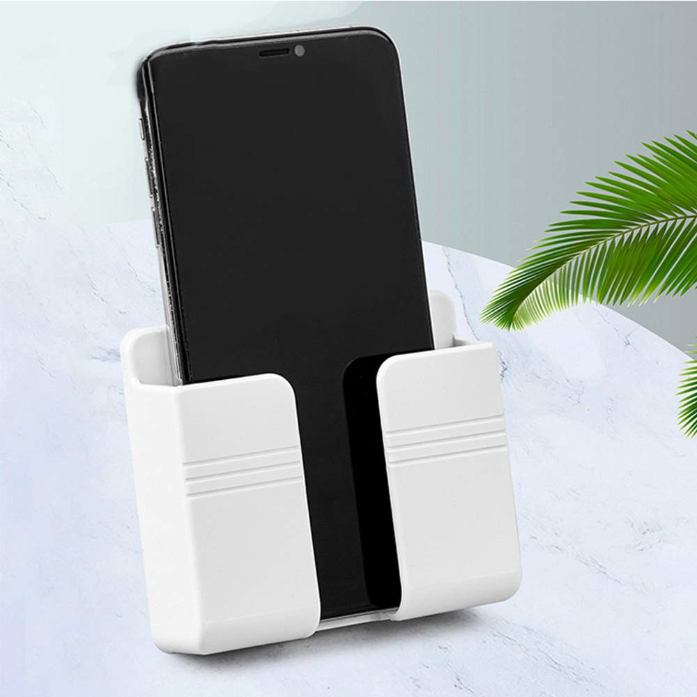 4 Supports Muraux Adhésifs Pour Téléphone - Fixation 3M Forte - Noir - Pour Cuisine, Salle De Bain, Lit