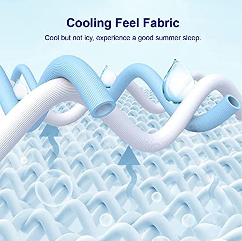 Image of Loom & Needles Gel Memory Foam Mattress Topper | Multi Zoned 500 GSM Soft Single Size Quilted Padding with Elastic Strap & Breathable Cover | Body Contouring Orthopedic Back Support, 72x36x2 Inches