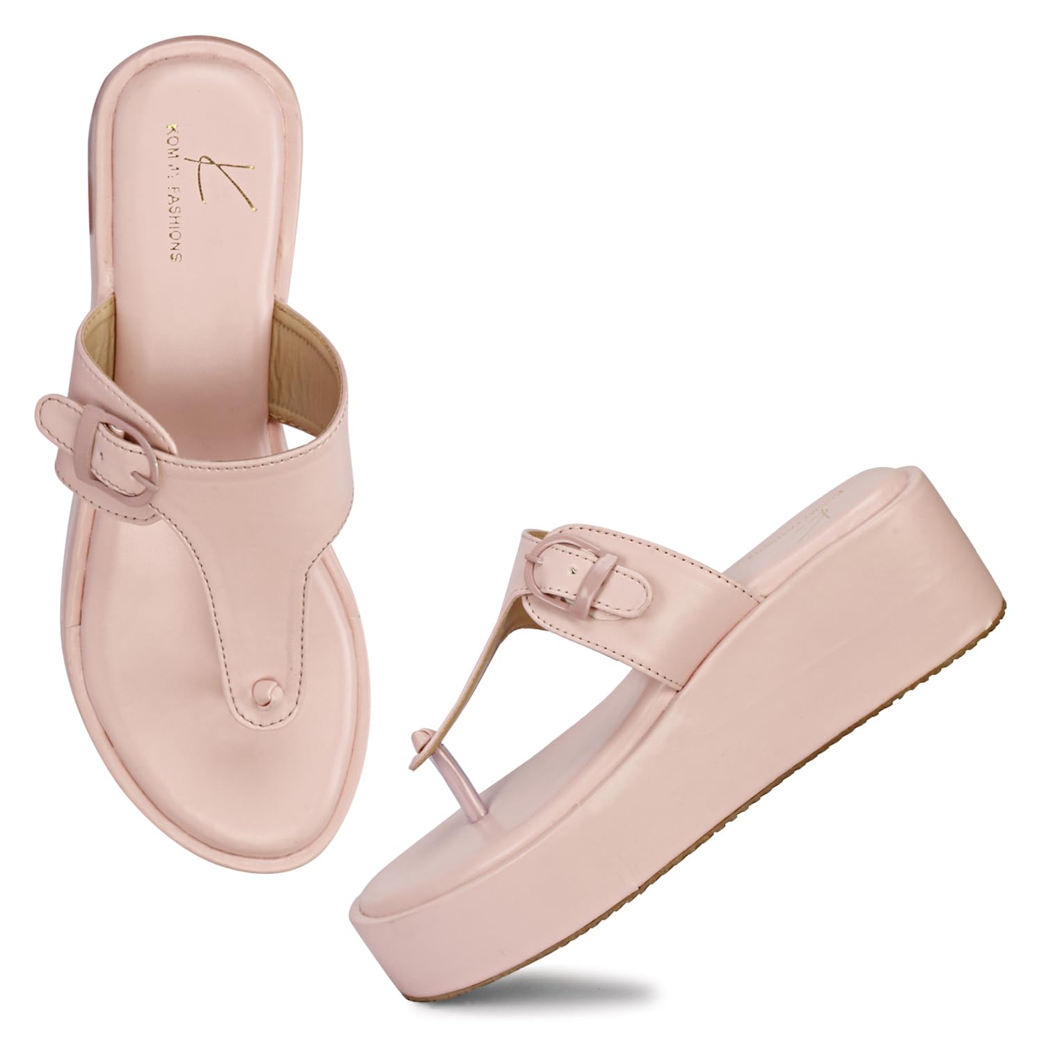 K KOMMY FASHIONS Wedges For Woman, Comfortable Slip-on for Casual Office and Formal Occasions Heeled Sandals(WD.7002_06) (B0D98BCMHT) Amazon Price History, Amazon Price Tracker