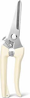 Pruning Shears, Gardening Scissors Garden Shears, Stainless Steel Garden Scissors with Comfortable Grip for Flowers, Herbs & Light Trimming, 1 Pack