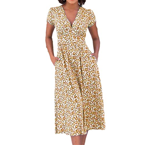 Robe de soirée fleurie pour un mariage champêtre ou une fête