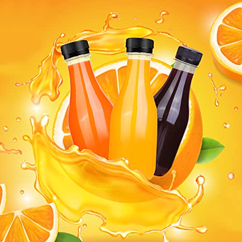 Durony DY0101 12 Pack 10 Oz Juice Bottles Reusable Clear Plastic Juice Bottles thumb #6