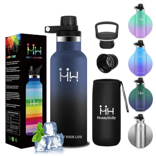 CHENGWEI 魔法瓶 500ml 軽量 真空断熱 ギャップ二種あり 炭酸対応 ステンレスボトル 保温 保冷 二種類の蓋付属 水筒 直飲み 漏れない こぼれない 0.5リットル アウトドア スポーツ お手入れ簡単 持ち運び 男の子 女の子 通勤通学 仕事