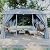 Rotihom Gazebo 10x12 with Mosquito Netting & Privacy Screens. Double Roof Design Outdoor Gazebo with Trapezoidal Support System for Patio, Deck, Backyard, Garden & Lawns